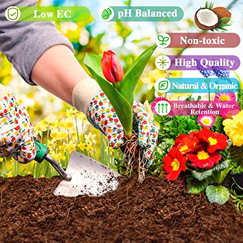 ZeeDix Coco Coir Brick 10 Pack, 24 Gallons Potting Soil for Plants N850540
