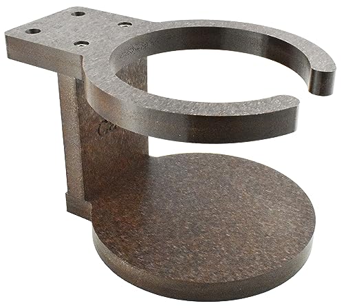 Poly Cup Holder for Adirondack Chair or Patio, Fits Standard- Large Cups (1 Pack, Black)