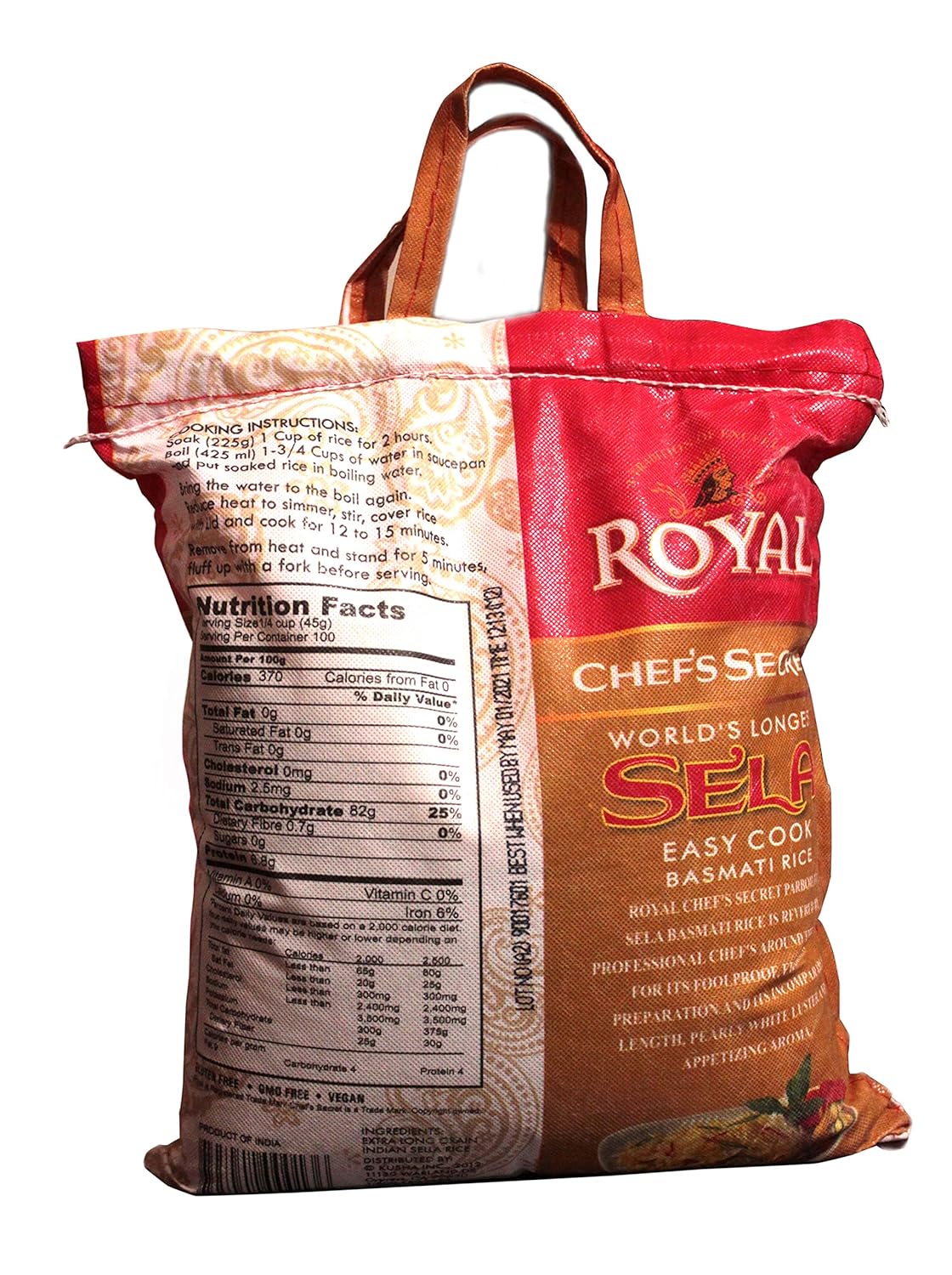 Royal Chef's Secret Basmati Rice 20 lbs W545981