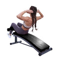 Finer Form Gym-Quality Sit Up Bench with Reverse Crunch Handle - Solid Ab Workout Equipment for Your Home Gym. More Effective than an Ab Machine or Ab Roller. Get Abdominal Gym Equipment Right in Your Home.