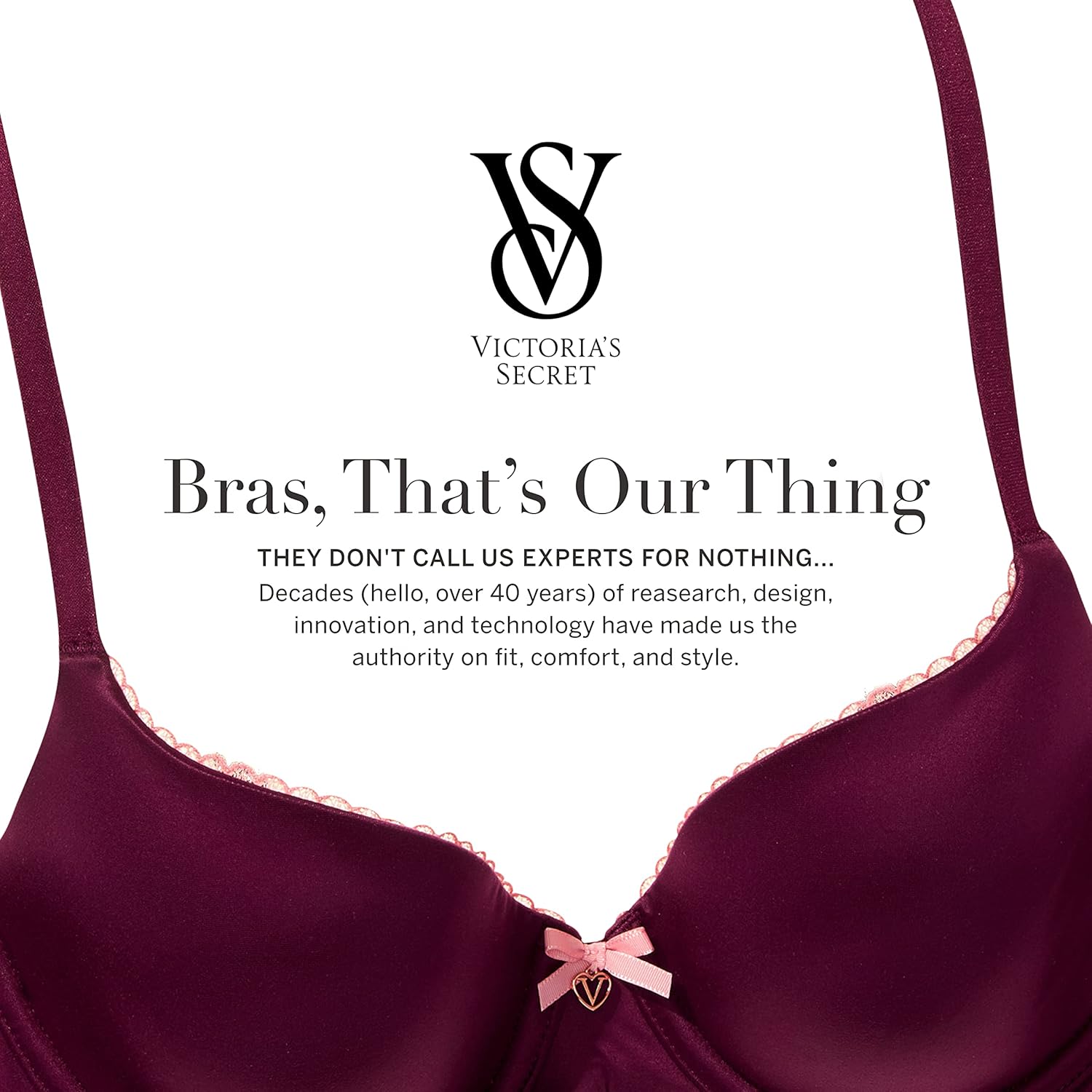 Victoria's Secret Perfect Shape Push Up Bra, Full Coverage, Black 36C H135