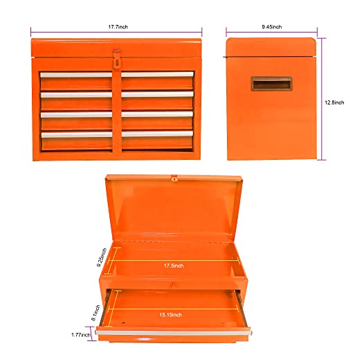 5-Drawer Rolling Tool Cart with Wheels, Black V51953