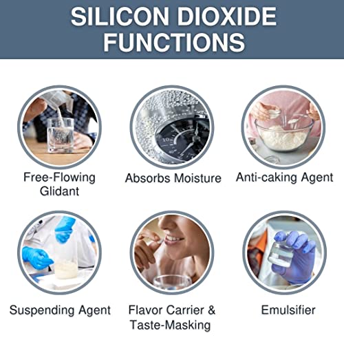 Silicon Dioxide Anticaking Agent 1 kg Food Grade Silica Powder J41725