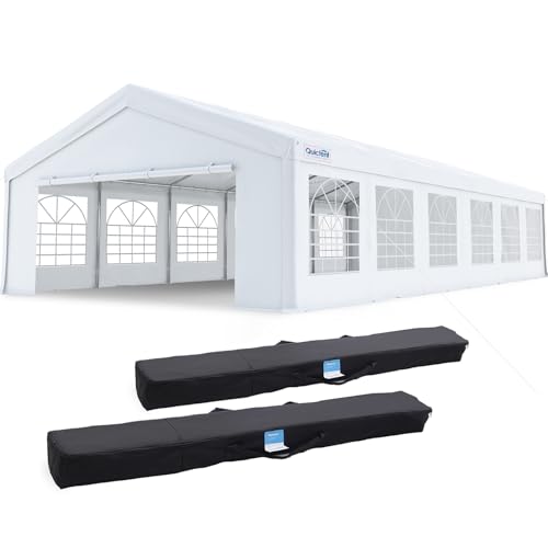 Quictent 20x20 Party Tent Heavy Duty Outdoor Canopy with Storage Bags M75972