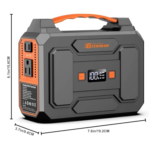 Portable Power Station 146Wh with 40W Foldable Solar Panel E542