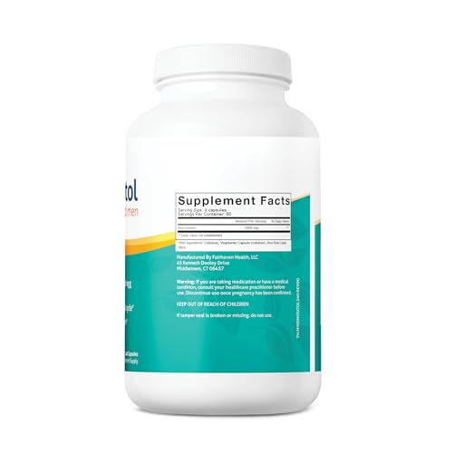 Fairhaven Health Myo-Inositol 2000mg Fertility Supplement Capsules, 120 Count Y3404