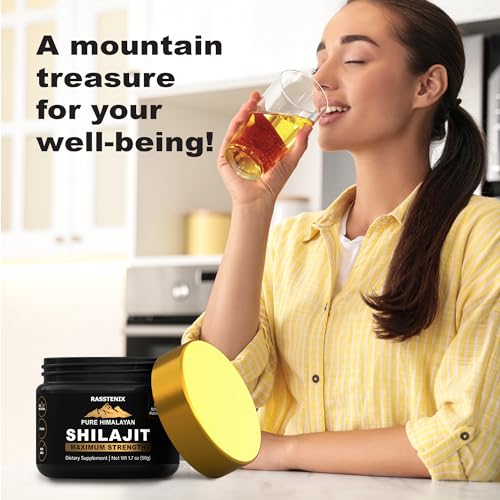 Shilajit Pure Himalayan Organic Resin - 500mg with Fulvic Acid & Trace Minerals C98133