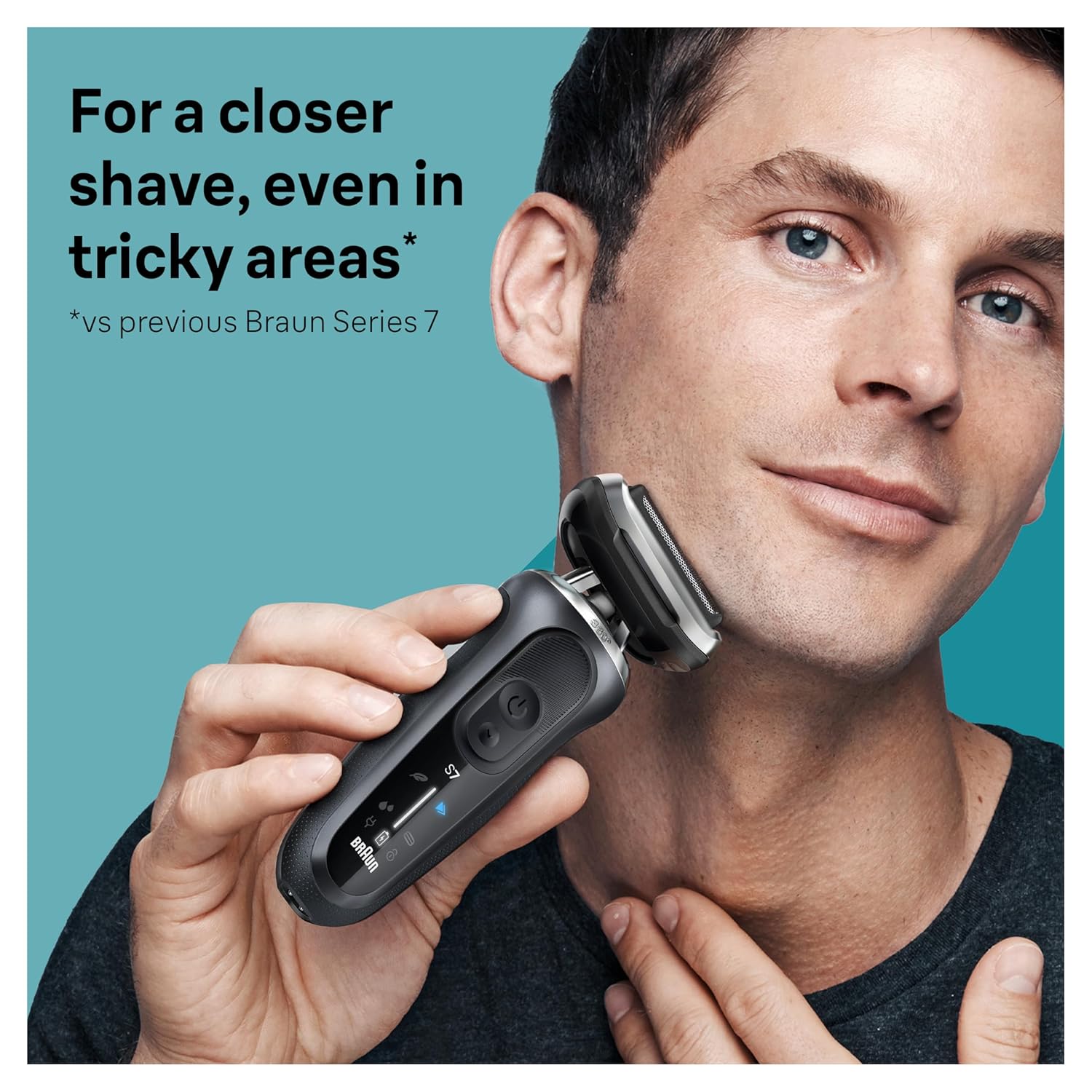 Braun Series 7 Electric Shaver Replacement Head, Compatible with 74S, Silver R1511