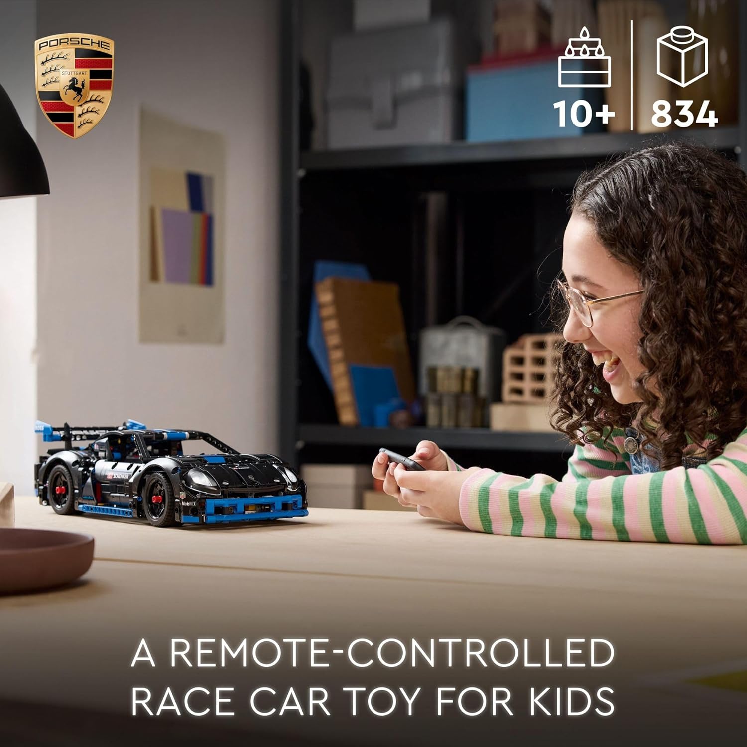 LEGO Technic Porsche GT4 e-Performance Race Car Toy, Remote Control, Ages 10+ M4863