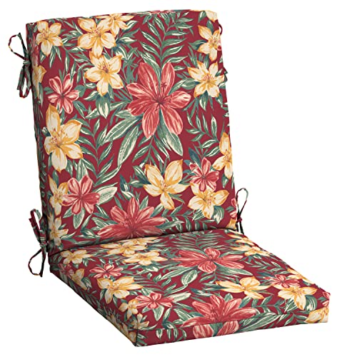 ARDEN Outdoor Dining Chair Cushion 20 x 20 in Weather-Proof Fade Resistant Sapphire Blue J523