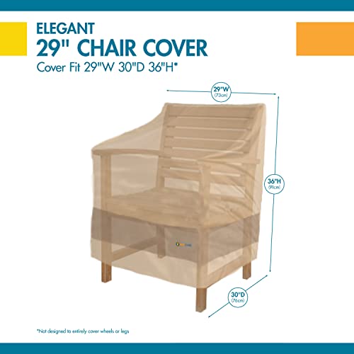Duck Covers Elegant Waterproof 38 Inch Patio Chair Cover P835334