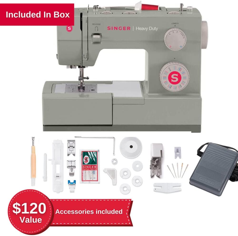 Singer 4452EXTBUND Heavy Duty Sewing Machine with Extension Table M942707