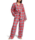 Victoria's Secret Flannel Long Pajama Set, Women's Sleepwear (XS-XXL)