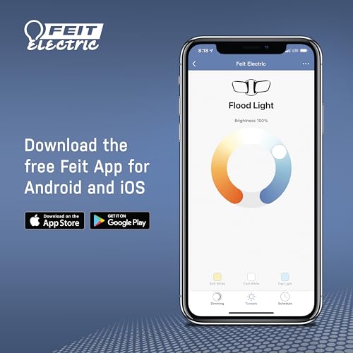 Feit Electric 24" 12pc Smart WiFi String Lights with Alexa & Google Assistant, Weather Resistant H519461