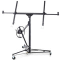 Drywall Lift 11FT, 150LBS Heavy Duty Sheetrock Lift, Drywall Lift Panel Hoist, 360° Adjustable Drywall Jack Lift for Ceiling, Drywall Lifter for Home Improvement, Classic Black
