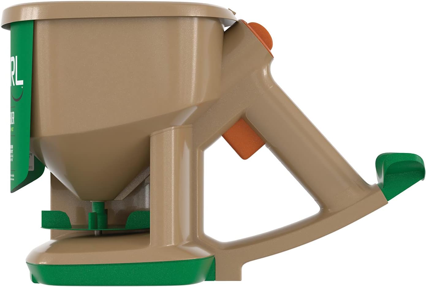 Scotts Whirl Hand-Powered Spreader for Seed, Fertilizer, Salt, Ice Melt M416097