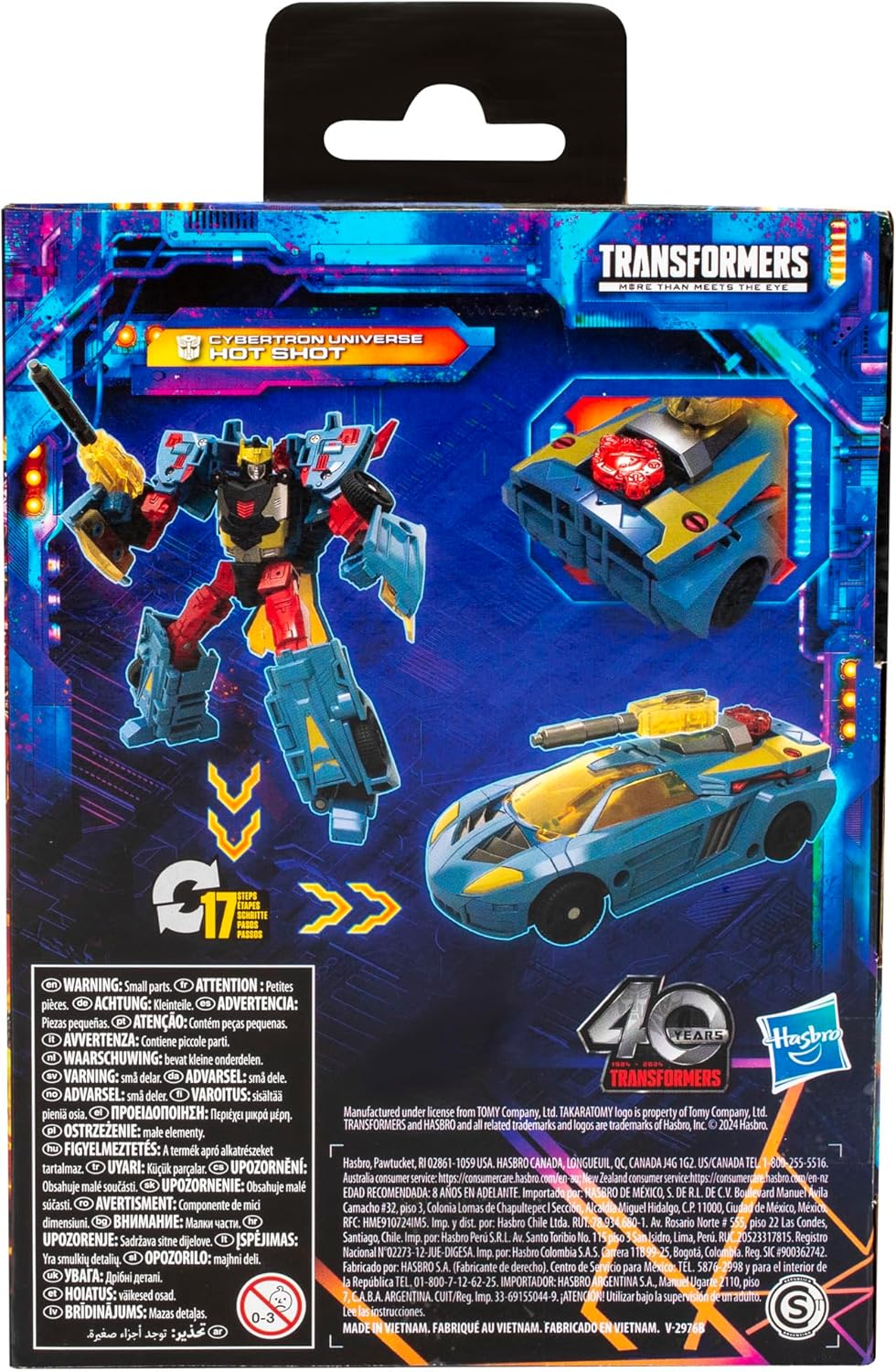 Transformers Legacy United Deluxe Class Cybertron Universe Hot Shot 5.5-inch Action Figure O4323