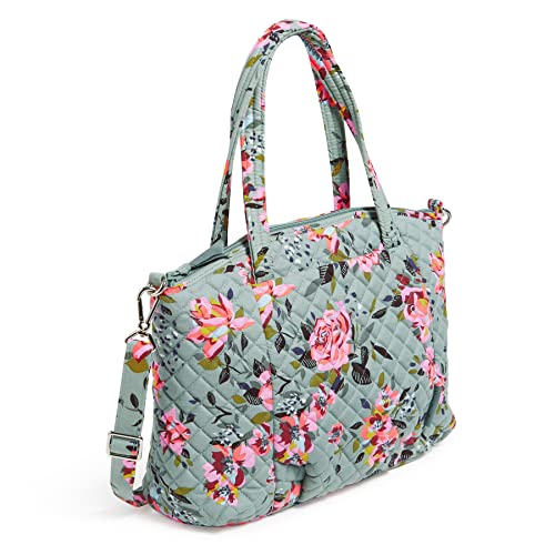 Vera Bradley Women's Cotton Pleated Shoulder Satchel Purse Z15932