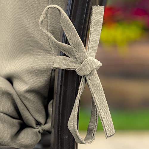 ARDEN Outdoor Dining Chair Cushion 20 x 20 in Weather-Proof Fade Resistant Sapphire Blue J523