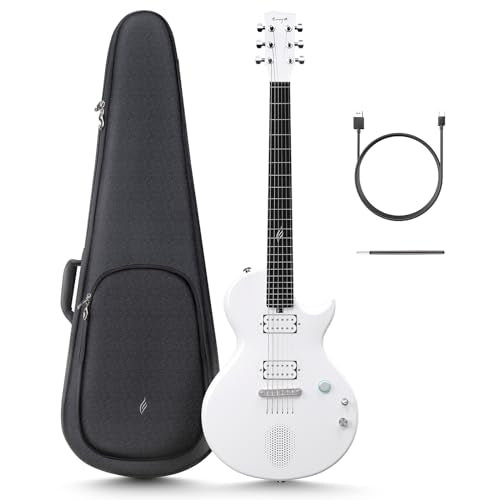Enya Electric Guitar Nova Go Sonic Smart Electric Carbon Fiber Guitarra with 10W Wireless Speaker, Onboard Presets, Charging Cable, Adjusting Wrench, and Gig Bag