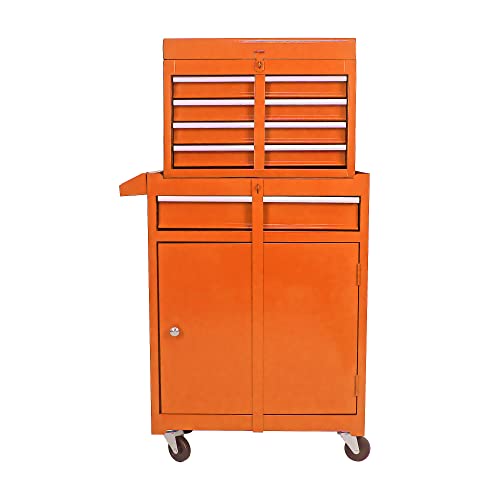 5-Drawer Rolling Tool Cart with Wheels, Black V51953