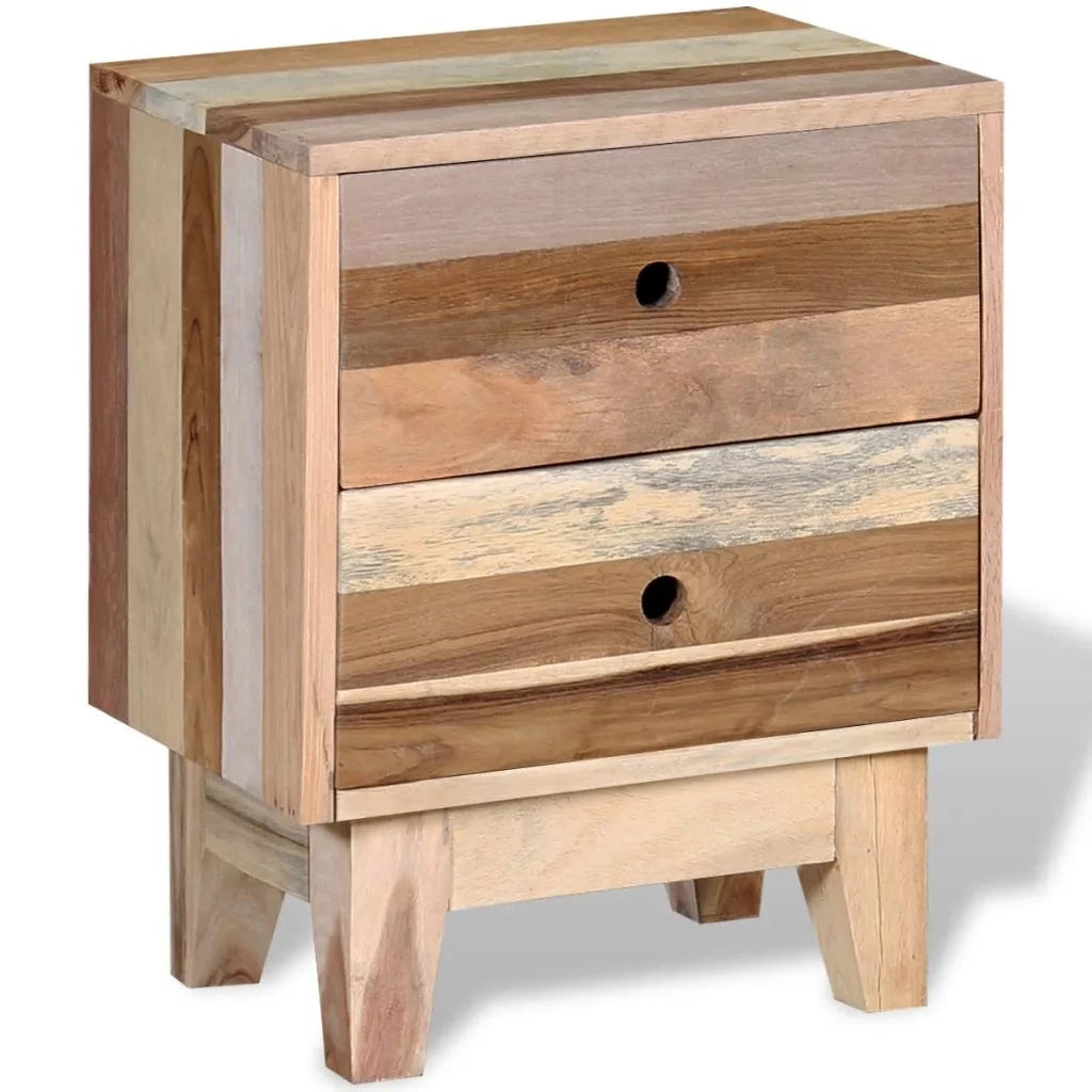 Solid Reclaimed Wood Bedside Cabinet C87052