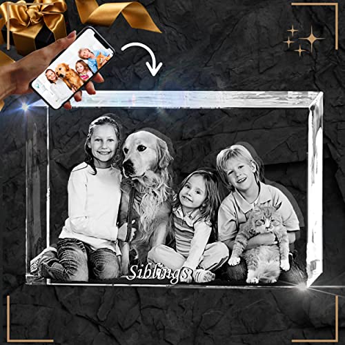 CAPTUR3D 3D Crystal Photo Personalized Gift Cube M870