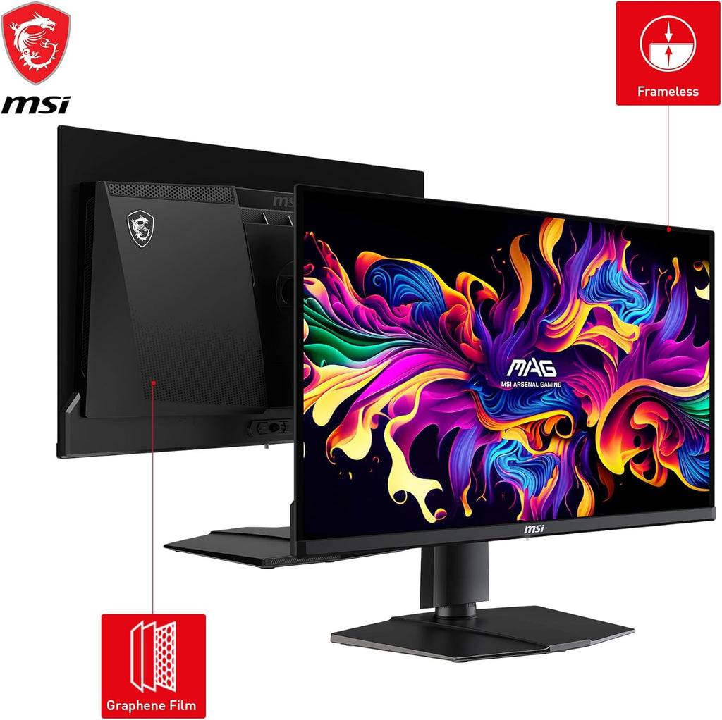 MSI MAG 271QPX QD-OLED 27" OLED Gaming Monitor, QHD 360Hz P9350