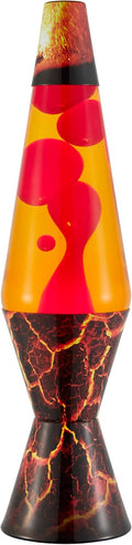 Lava® Lamp - 14.5" Volcanic Crags - The Original Motion Light - Red Wax and Orange Liquid - Item #2078 (Amazon Exclusive)