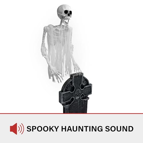 Haunted Hill Farm Soul Sucker Demon Reaper with Child by Tekky, Motion-Activated Halloween Animatronic Q202293