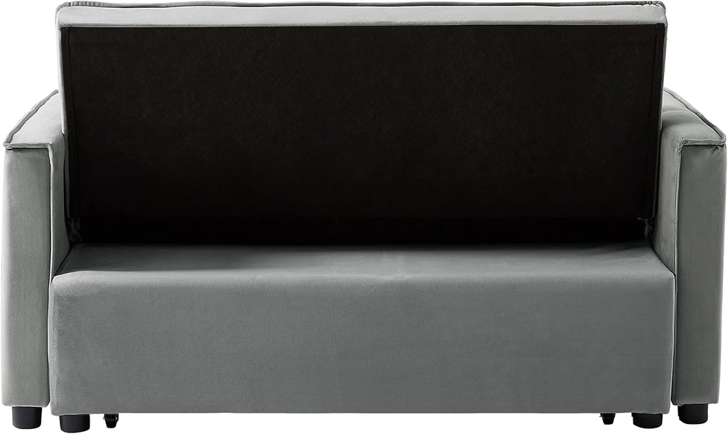 Eafurn Convertible Sleeper Sofa Bed with Adjustable Backrest, Grey E147724