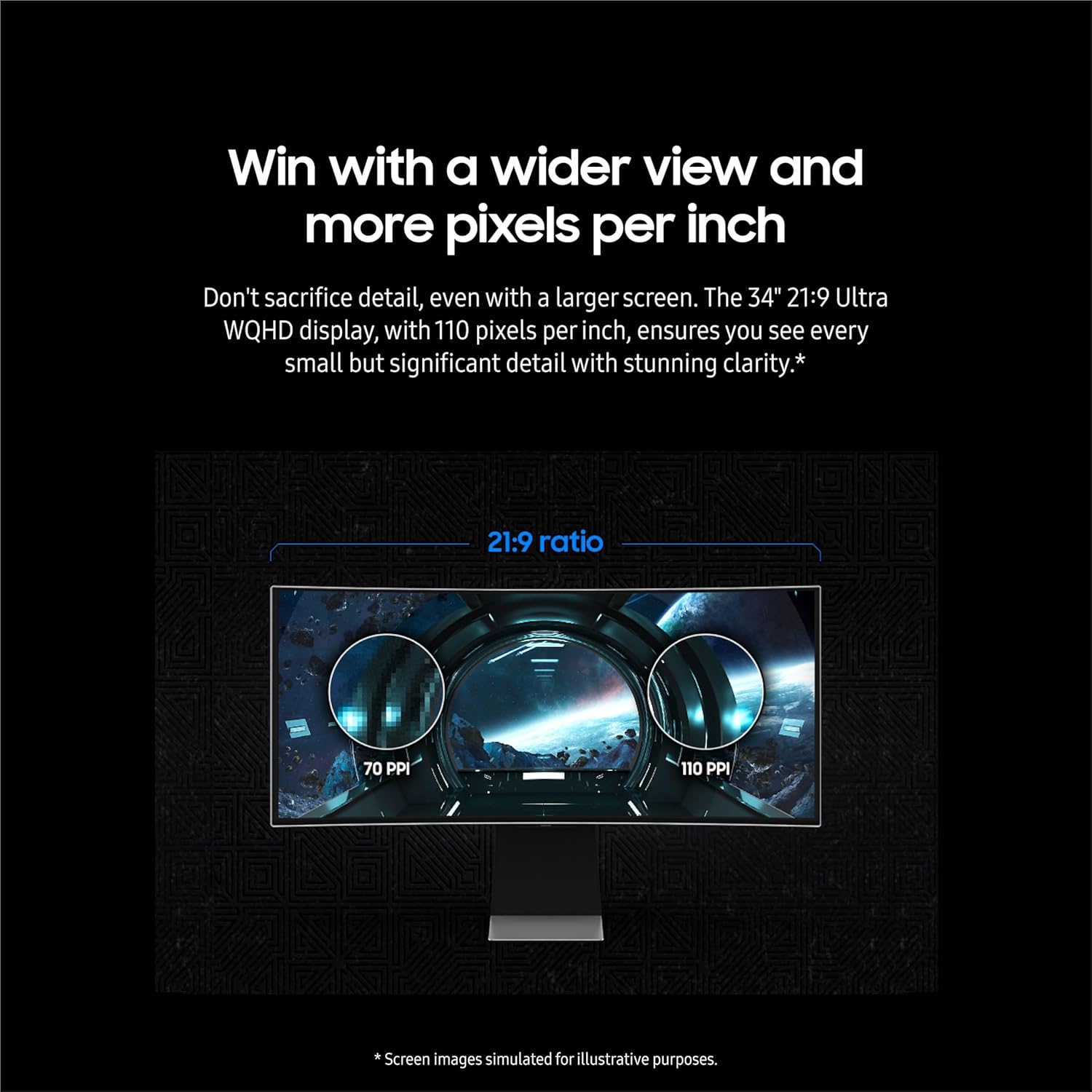 SAMSUNG 34" Odyssey G85SD QD-OLED Ultra WQHD Curved Gaming Monitor, 175Hz T1676