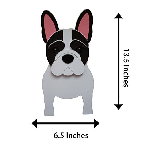 French Bulldog Planter White Small L152