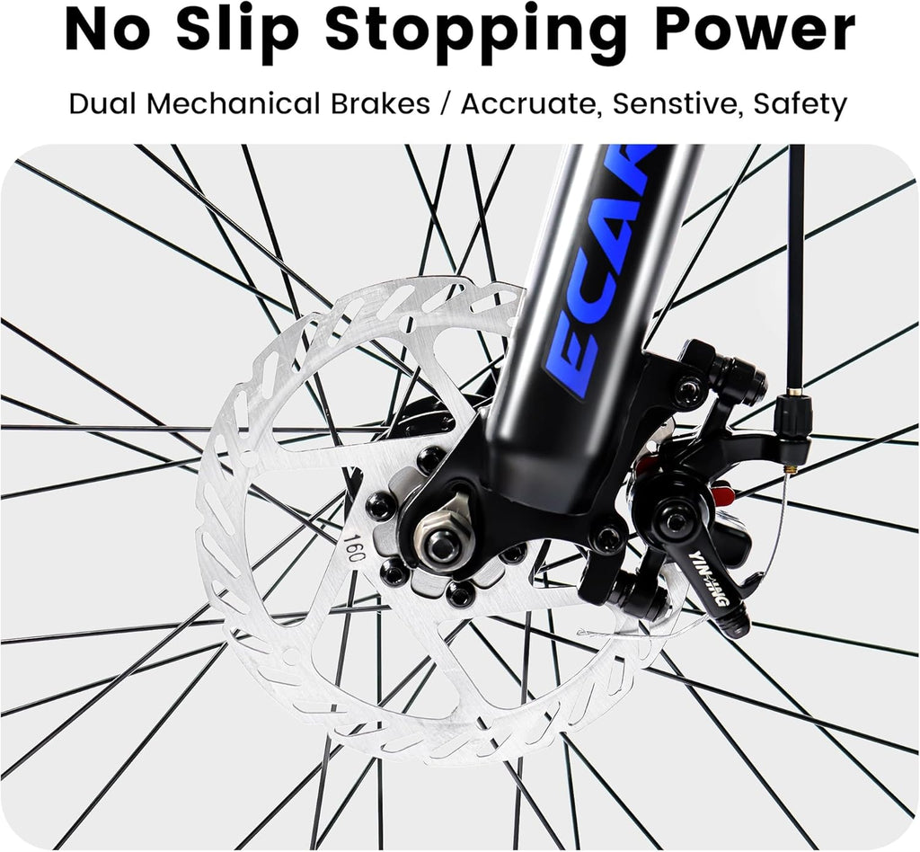26 Inch Dual Suspension Mountain Bike, 21-Speed Disc Brake F100