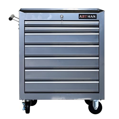 5-Drawer Rolling Tool Cart with Wheels, Black V51953