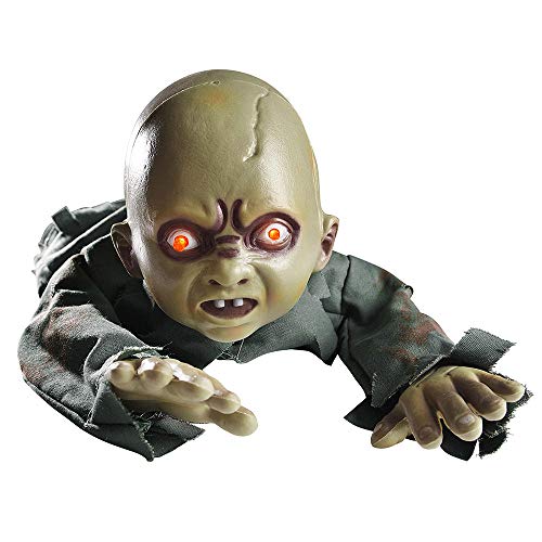AW Halloween Prop Zombie Groundbreaker with Sound & LED Eyes Z407