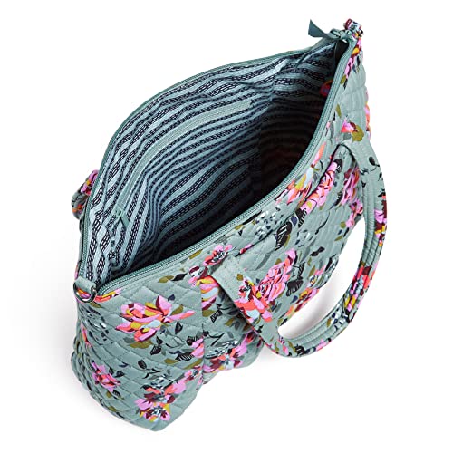 Vera Bradley Women's Cotton Pleated Shoulder Satchel Purse Z15932