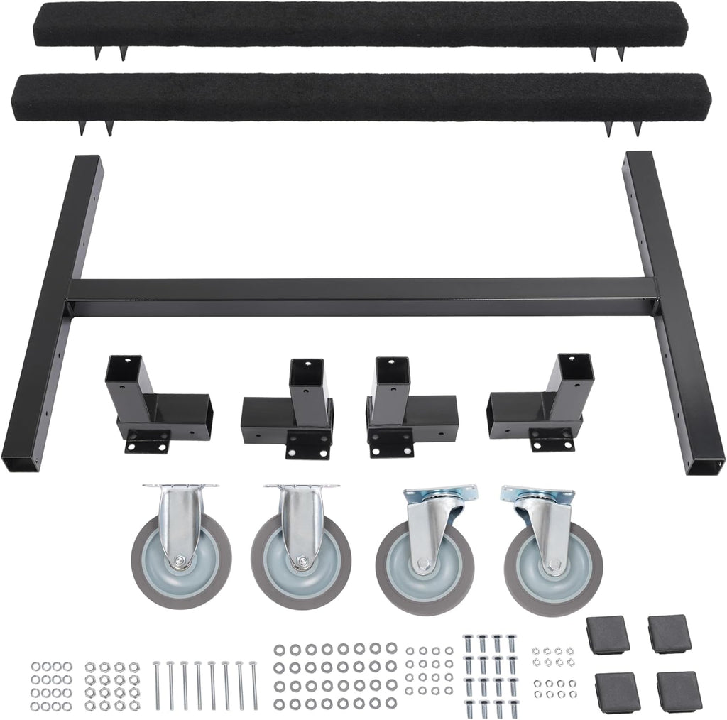 ECOTRIC Universal Watercraft Dolly 1400 LBS Jet Ski Stand with Casters and Brakes F771787