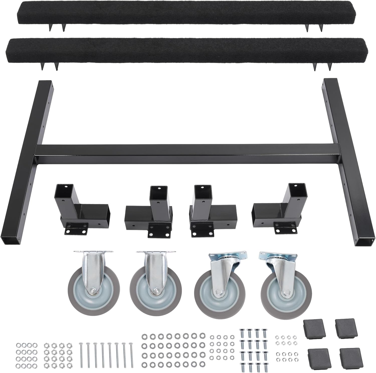 ECOTRIC Universal Watercraft Dolly 1400 LBS Jet Ski Stand with Casters and Brakes F771787