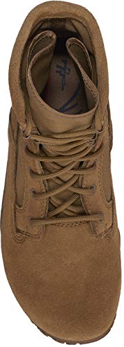 Tactical Research Mini-Mil TR105 8" Men's Tactical Boots Coyote Brown Leather T14426