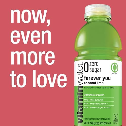 vitaminwater zero forever you nutrient enhanced water, coconut-lime, 20 fl oz, 12 Pack C49041