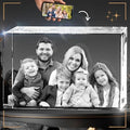 CAPTUR3D 3D Crystal Photo, Personalized Gifts for Her, Him, Mom, Dad, Women, Men, Great Gift using any Photo, 3D Crystal Cube, Custom 3D Picture, Customized Memorial, Anniversary, Couple Gift