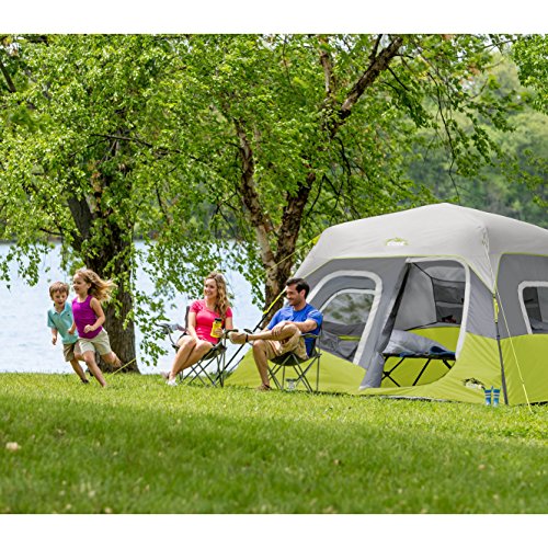 CORE Instant Cabin Tents 6 Person Family Pop Up Camping Tent R26561