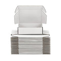 8x6x3 Inches Small Shipping Boxes Set of 25, White Corrugated Cardboard Boxes - for Small Business Packaging Supplies, Mailing Boxes, Packing Boxes and Gift Boxes for Presents
