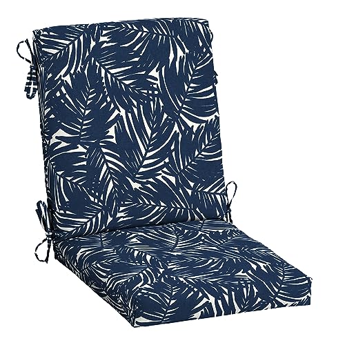 ARDEN Outdoor Dining Chair Cushion 20 x 20 in Weather-Proof Fade Resistant Sapphire Blue J523
