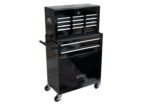 5-Drawer Rolling Tool Cart with Wheels, Black V51953