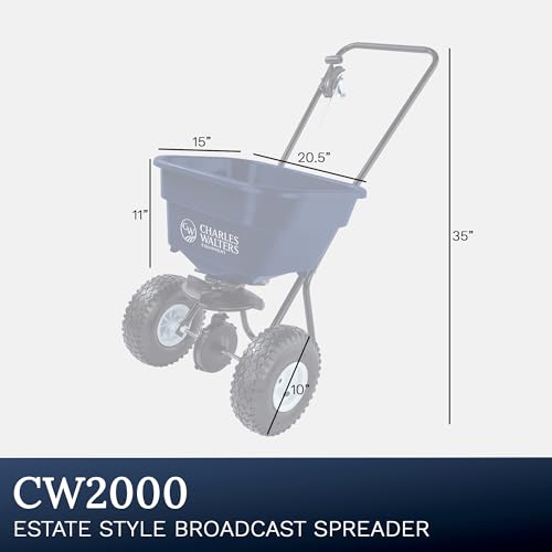 Charles Walters Equipment CW1500 Estate Broadcast Spreader, 65lb Capacity C5367