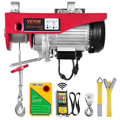 VEVOR Electric Hoist, 1320LBS, Wireless 2.0