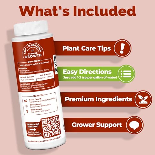 Magnesium Fertilizer for Plants, Liquid Plant Food 32 oz I329