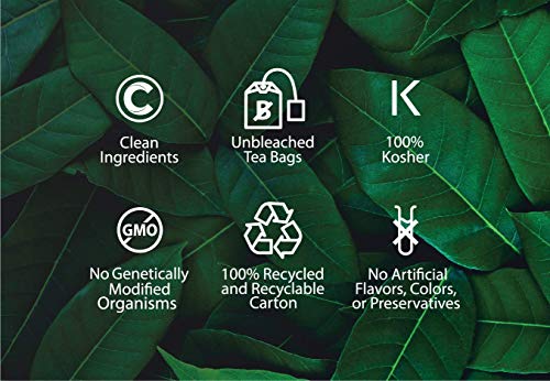 Buddha Teas Organic Yerba Mate Tea, 18 Bleach-Free Tea Bags Y859815